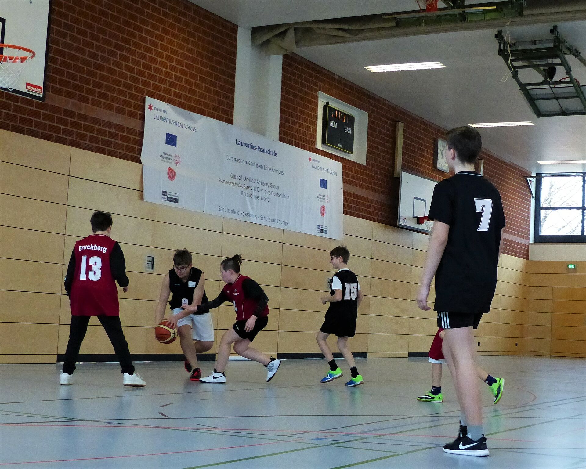 Erstes unified 3x3 Basketball Turnier