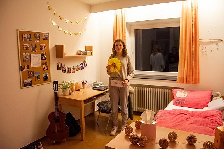 Das schönste Zimmer im Jugendwohncolleg gehört Antonia