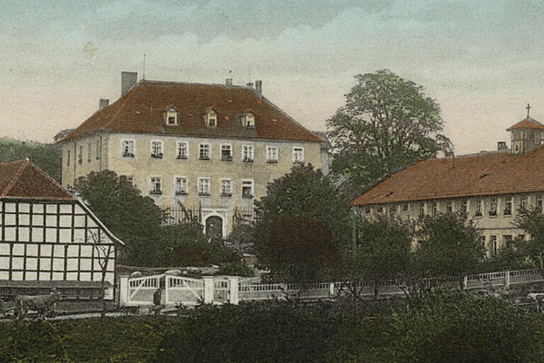 Historische Aufnahme Laurentiushaus Coburg-Lützelbuch
