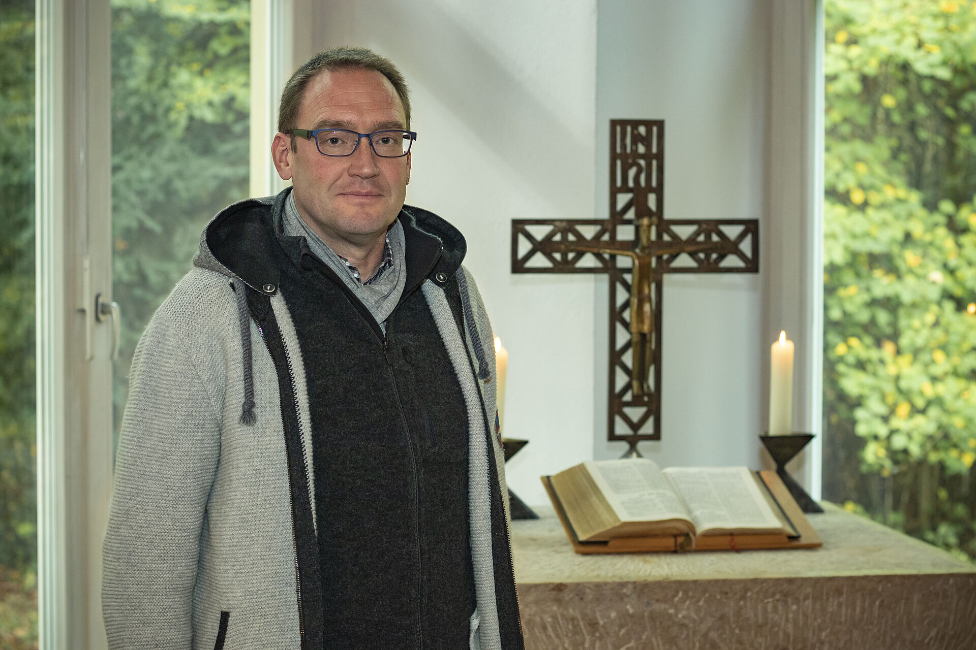 Andreas Münch, in der Diakonenausbildung