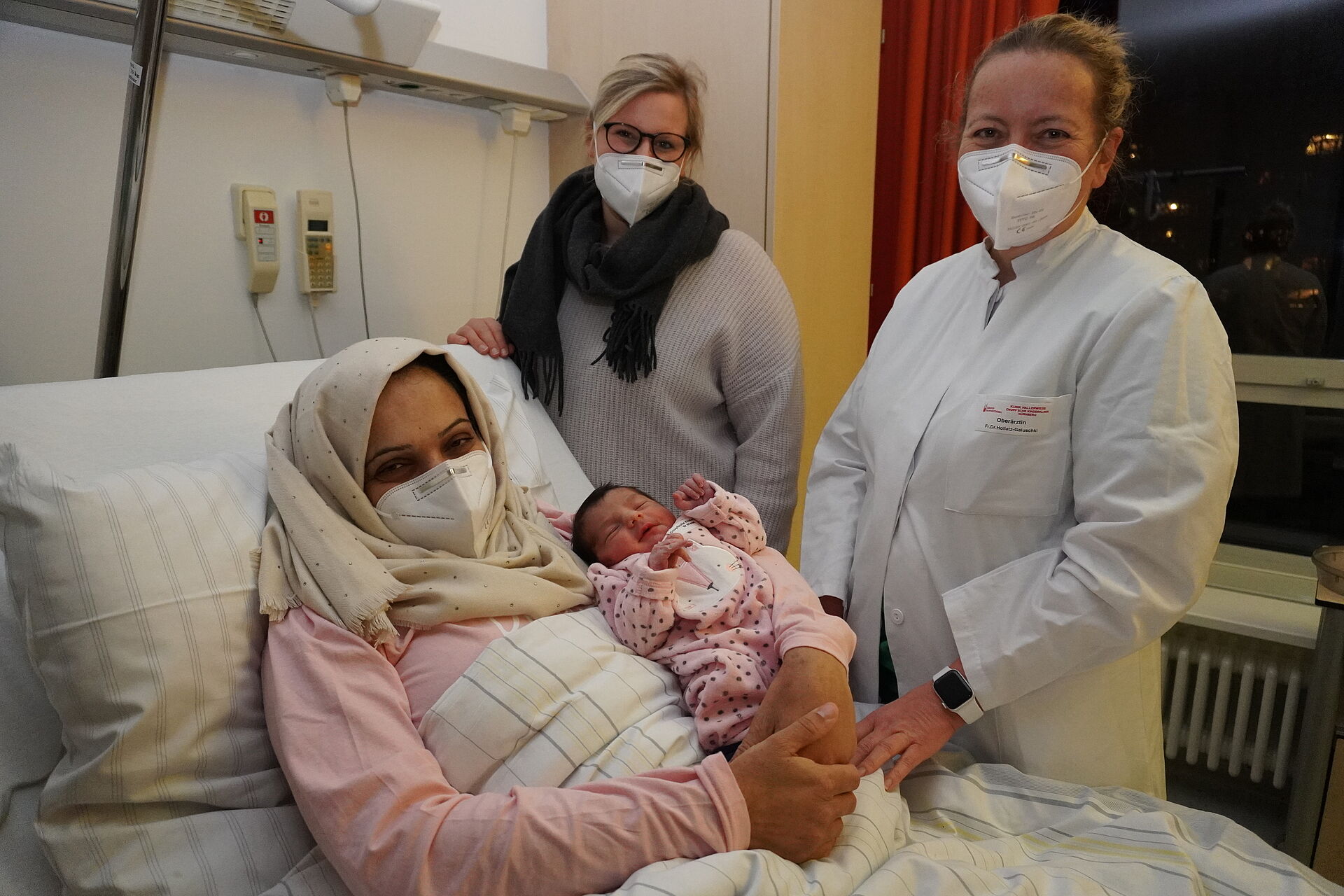 Die kleine Sila ist Nürnbergs erstes Baby im Jahr 2021